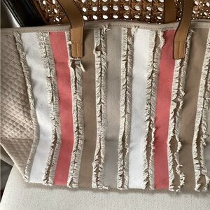 Vera Bradley Fringed Tote